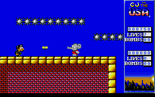 Cj in the USA atari screenshot