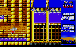 Cj in the USA atari screenshot