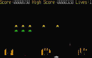 Classic Invaders atari screenshot
