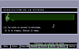 Clé de Sol atari screenshot