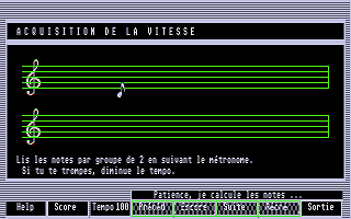 Clé de Sol atari screenshot