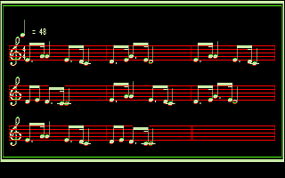 Clé de Sol atari screenshot