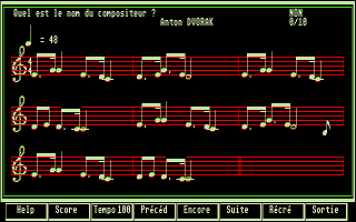 Clé de Sol atari screenshot