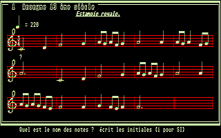 Clé de Sol atari screenshot