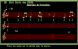 Clé de Sol atari screenshot