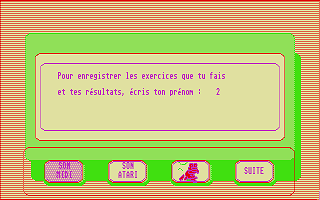 Clé de Sol atari screenshot