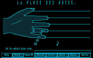 Clé de Sol atari screenshot