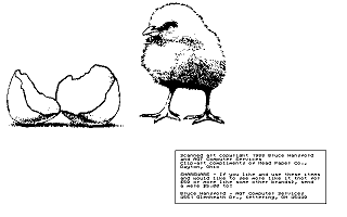 Clip Art Disk 04 - Bikes and Birds atari screenshot
