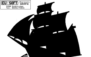 Clip Art Disk 05 - Boats and Buildings atari screenshot