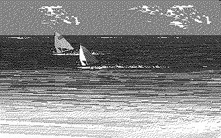 Clip Art Disk 05 - Boats and Buildings atari screenshot