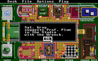 Cluedo - Master Detective atari screenshot