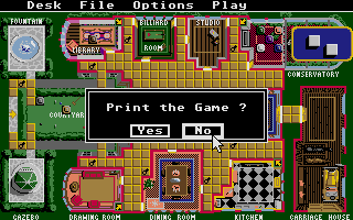 Cluedo - Master Detective atari screenshot
