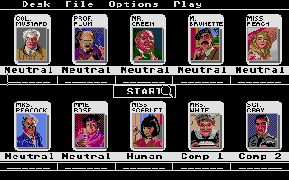 Cluedo - Master Detective atari screenshot