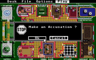Cluedo - Master Detective atari screenshot