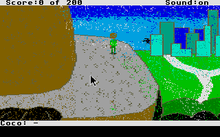 Coco Coq in Grostesteing's Base atari screenshot