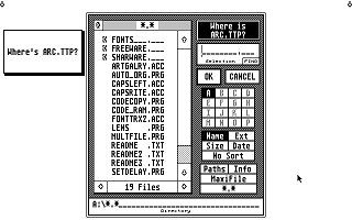 Codehead Utilities atari screenshot