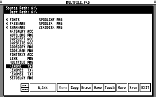 Codehead Utilities atari screenshot