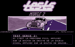 Collection Codoroute : Test Disk 2 — screenshot 1