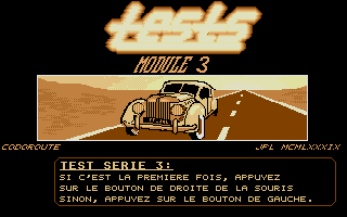 Collection Codoroute : Test Disk 3 — screenshot 1
