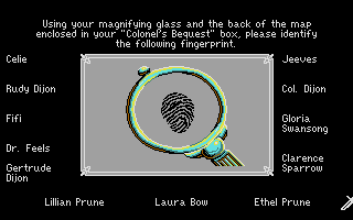 Colonel's Bequest (The) atari screenshot