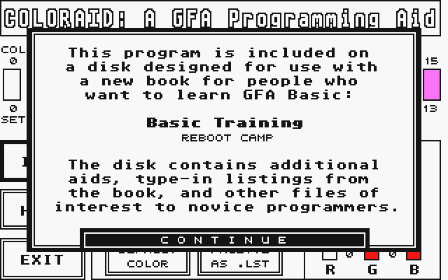 Coloraid atari screenshot