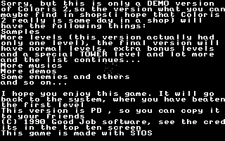 Coloris atari screenshot