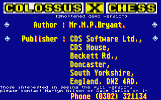 Colossus Chess X — screenshot 1