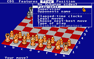 Colossus Chess X atari screenshot