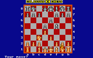 Colossus Chess X atari screenshot