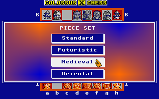 Colossus Chess X atari screenshot