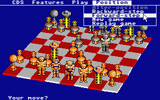 Colossus Chess X atari screenshot