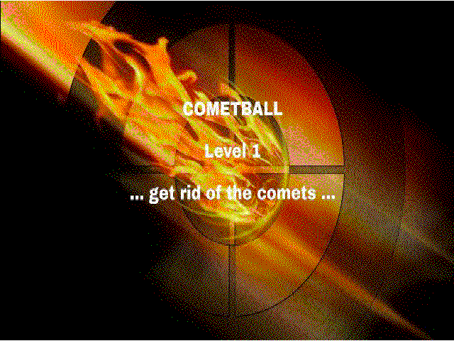 Cometball atari screenshot