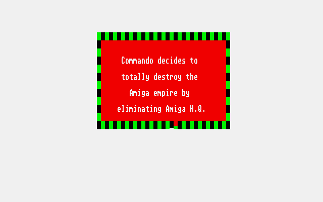 Commando Raid on Amiga atari screenshot