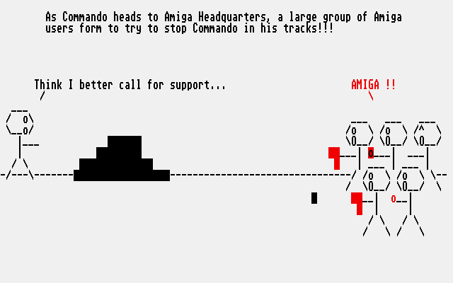 Commando Raid on Amiga atari screenshot
