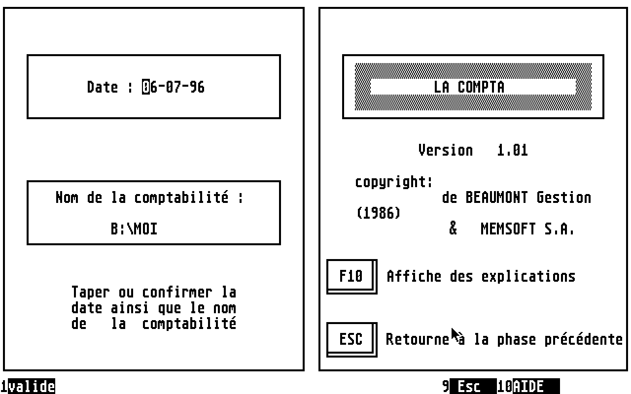 Compta (La) atari screenshot