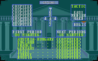 Computer Diplomacy atari screenshot