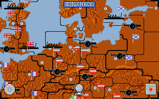 Computer Diplomacy atari screenshot