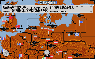 Computer Diplomacy atari screenshot
