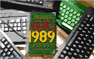 Computer Maniacs Diary 1989 atari screenshot