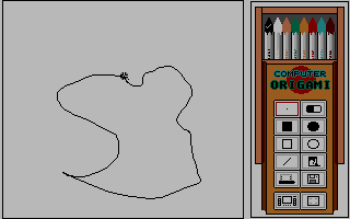 Computer Origami atari screenshot