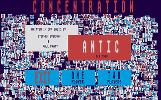 Concentration — screenshot 1