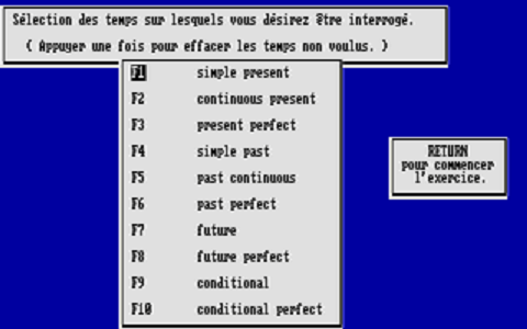Concordance des Temps - Anglais - 12-20 Ans (La) atari screenshot
