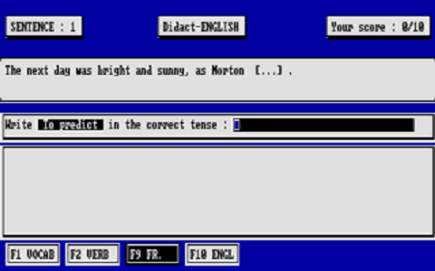 Concordance des Temps - Anglais - 12-20 Ans (La) atari screenshot