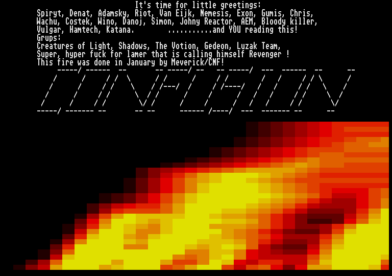 Confusions Intro atari screenshot