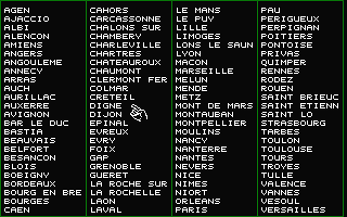 Connaître la France atari screenshot