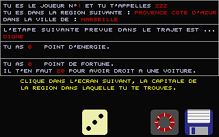 Connaître la France atari screenshot