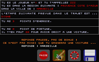 Connaître la France atari screenshot