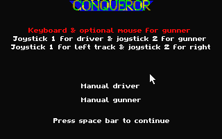 Conqueror atari screenshot