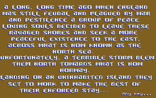 Conquest II - The Viking Hordes atari screenshot