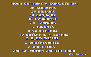 Conquest II - The Viking Hordes atari screenshot